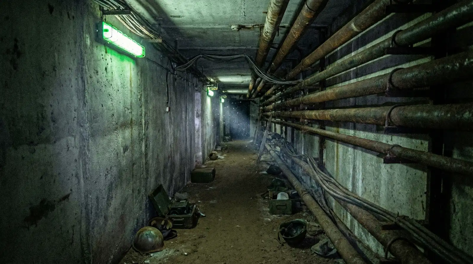 K-21区地下庇护所走廊 - 暗网 - 勘探纪实